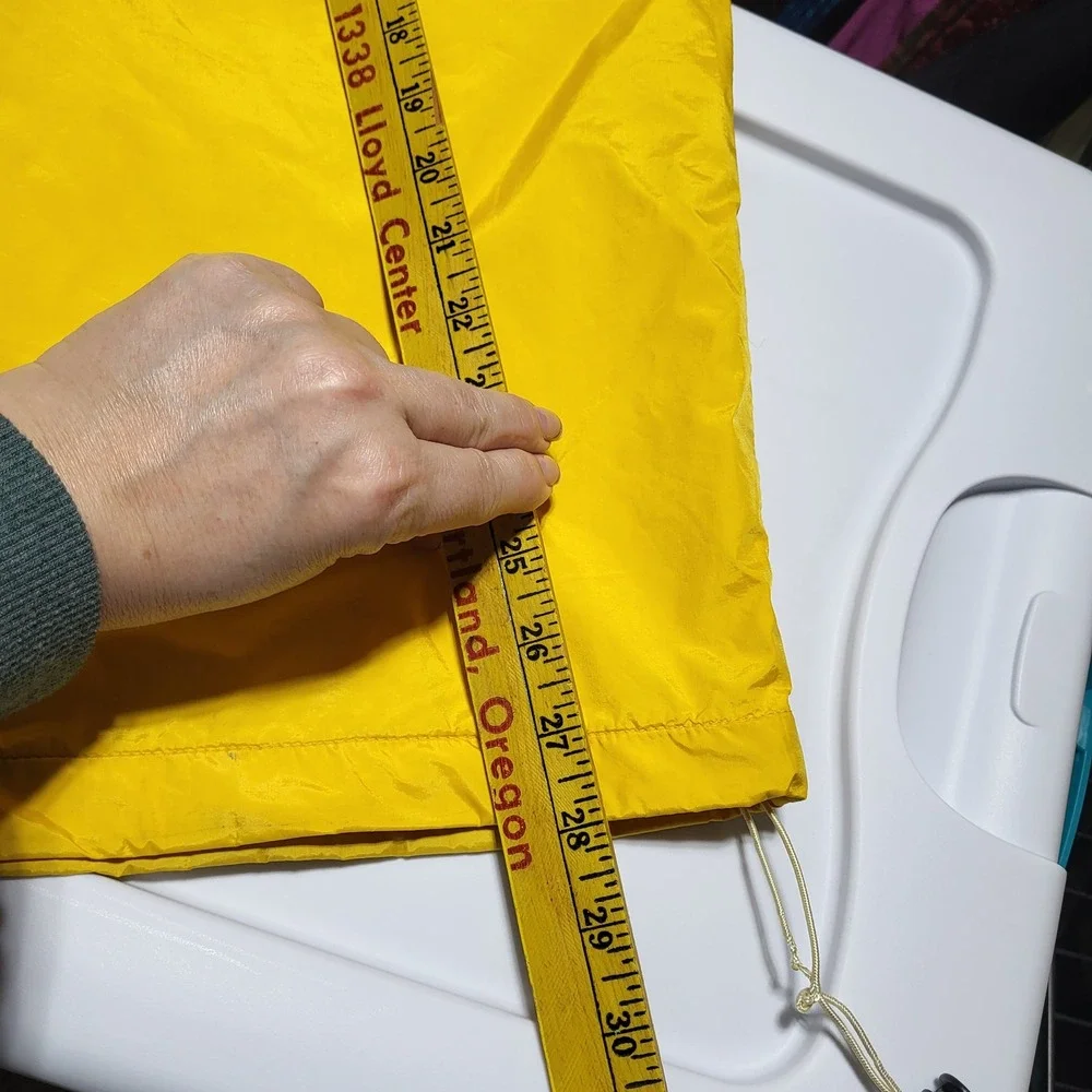 Vintage 90s North Face Extreme Goretex‎ Shell Jacket Bright Yellow Hooded Size L